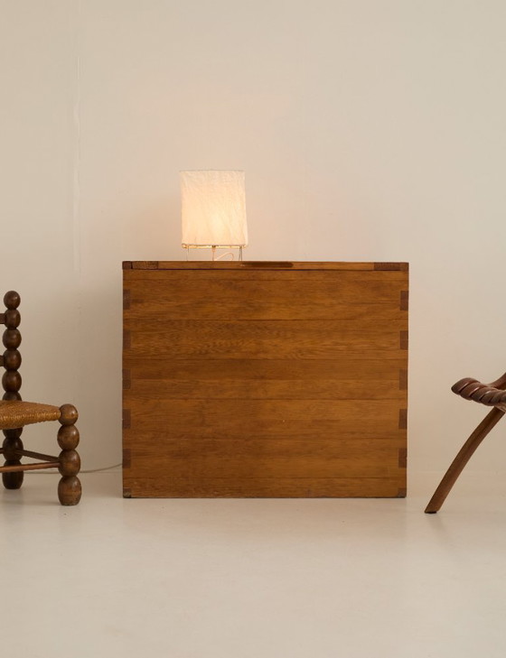 Image 1 of Grande baule Savoie della collezione Regain in pino massello, vintage, circa 1975