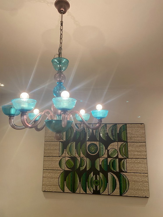 Image 1 of Beautiful Vintage Murano Chandelier