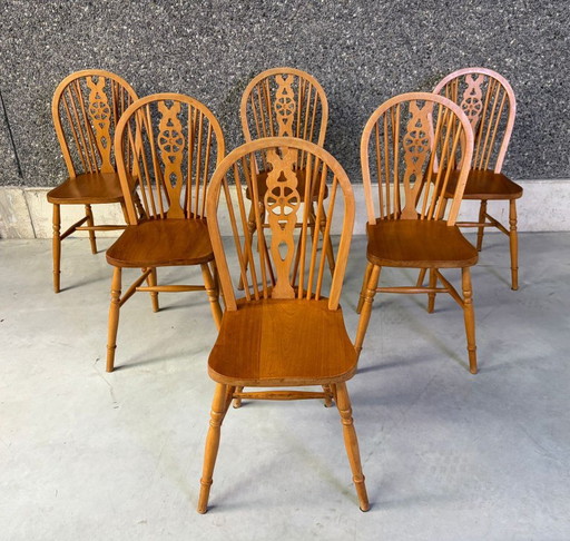 Set di 6 Sedie da Pranzo Vintage Ercol, anni '50 – eetkamerstoelen, Wood (photo 2 of 11)