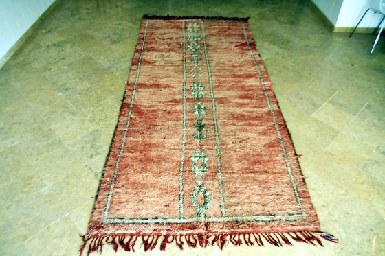 Image 1 of Blush Marokkaans Boujaad Vintage Vloerkleed - 340 x 150 cm