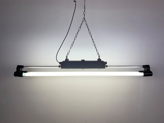 Image 1 of Lampada tubolare grigia industriale di Elektrosvit, anni '70