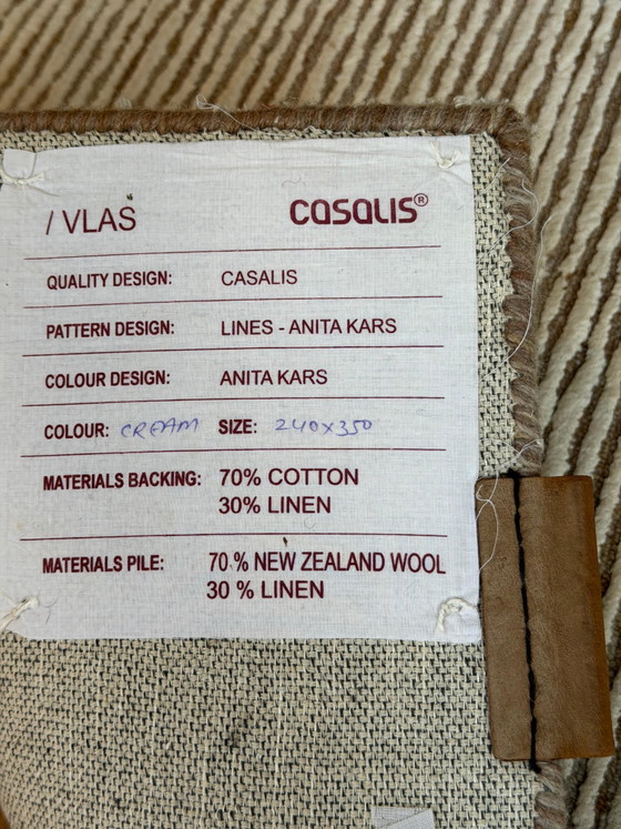 Image 1 of Casalis Vlas – Lines by Anita Kars vloerkleed