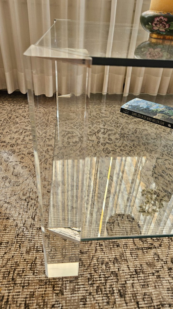 BOR Design 'The Hague' Lucite/Acryl Glazen Salontafel – Glass, Plexiglass (photo 12 of 14)