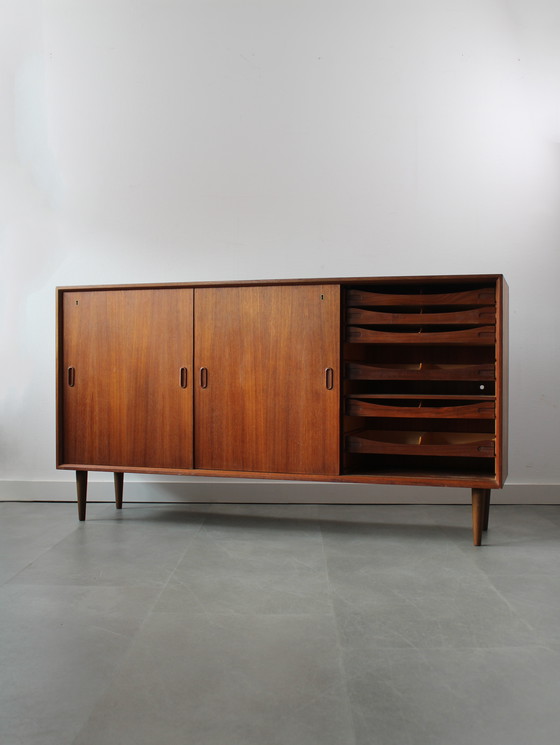 Image 1 of Vintage Danish Sideboard in Teak with 19 Drawers