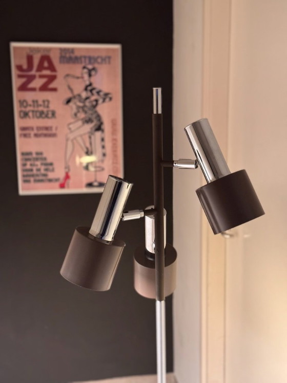 Image 1 of Vintage Space Age staande lamp Sölken jaren '70