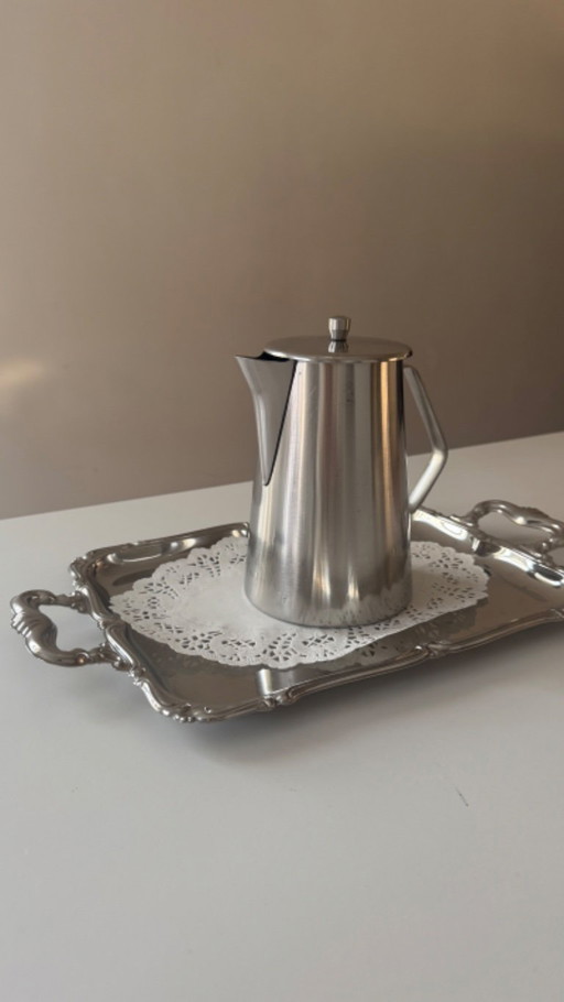 Caffettiera/teiera vintage WMF in acciaio inossidabile