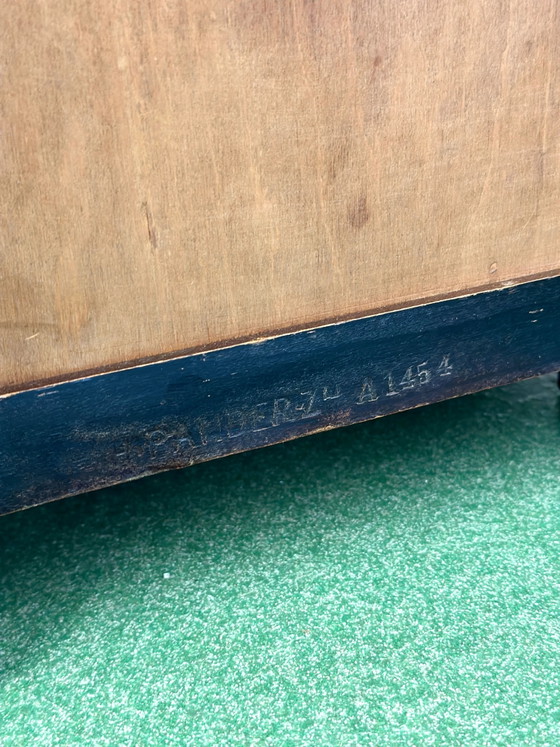 Coppia di Comodini Amsterdam School di Pander, anni '30, Legno, Nero (foto 10 di 12)