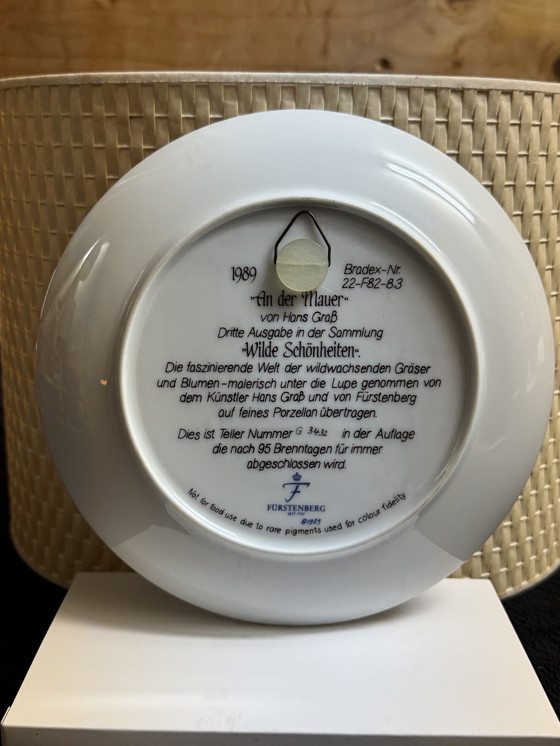 Image 1 of 🌸 “Wild Beauty” | Fürstenberg collector plates | Limited Edition | Complete and rare series | New