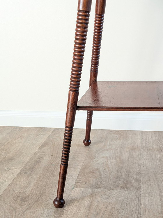 Image 1 of Table d'appoint/table basse de style Arts & Crafts antique par William Birch (vers 1900)