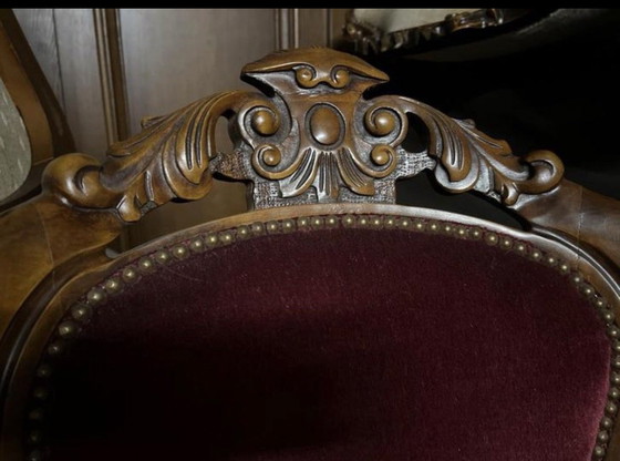 Image 1 of 6 barok eetkamer stoelen