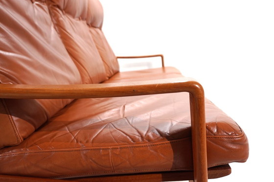 Image 1 of Komfort 3-seater leather sofa by Arne Wahl Iversen, 1960