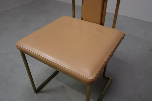  Juego de 6 sillas de comedor de Renato Zevi, Italia años 70