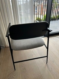 2 poltrone DC Ethnicraft Lounge - Grigio chiaro – Metal, Textile (photo 6 of 7)
