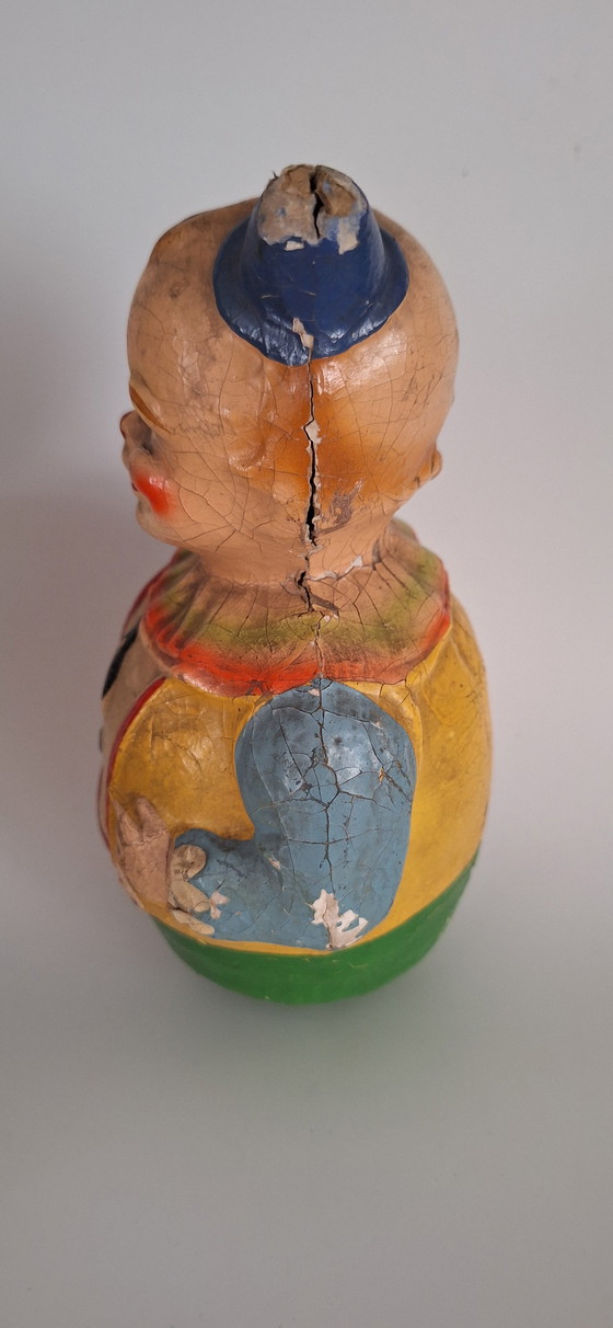 Image 1 of Unique collection of antique Roly Poly Shoe Hut clowns