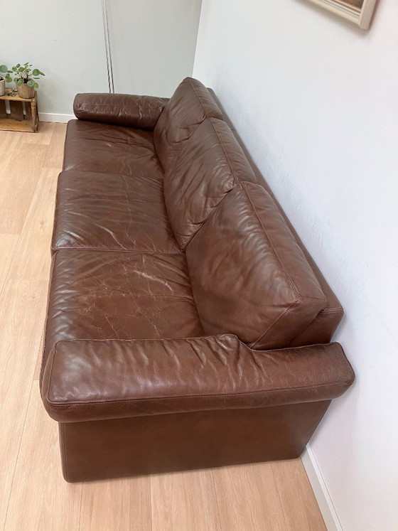 Vintage Leather Three-Seater Sofa by Perida – 3-5 seaters (photo 10 of 13)