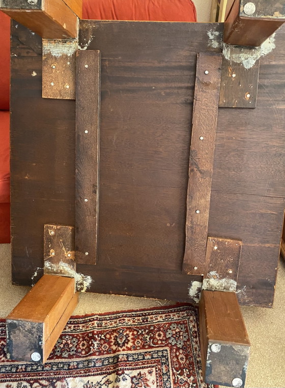 Image 1 of Brutalistische salontafel zeer stevig