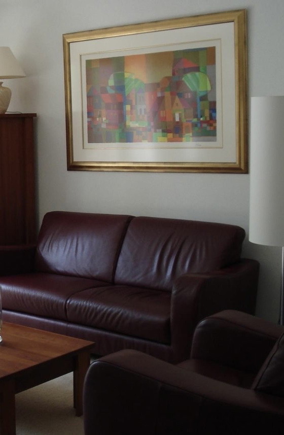 Image 1 of Ton Schulten zeefdruk Mozaiekstad 1996 (164/180)