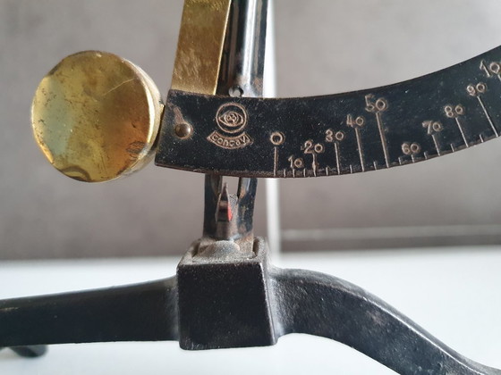 Image 1 of Règle graduée concave ancienne / Règle postale