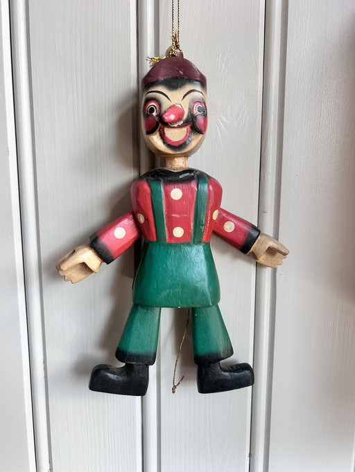 Vintage Pinocchio jumping jack doll collection