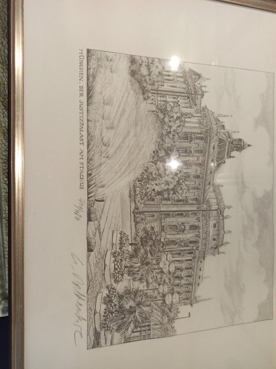 5 originele etsen en prenten in beperkte oplage, München, Beieren, Hanfsteangle Kunstgalerie (photo 4 of 10)