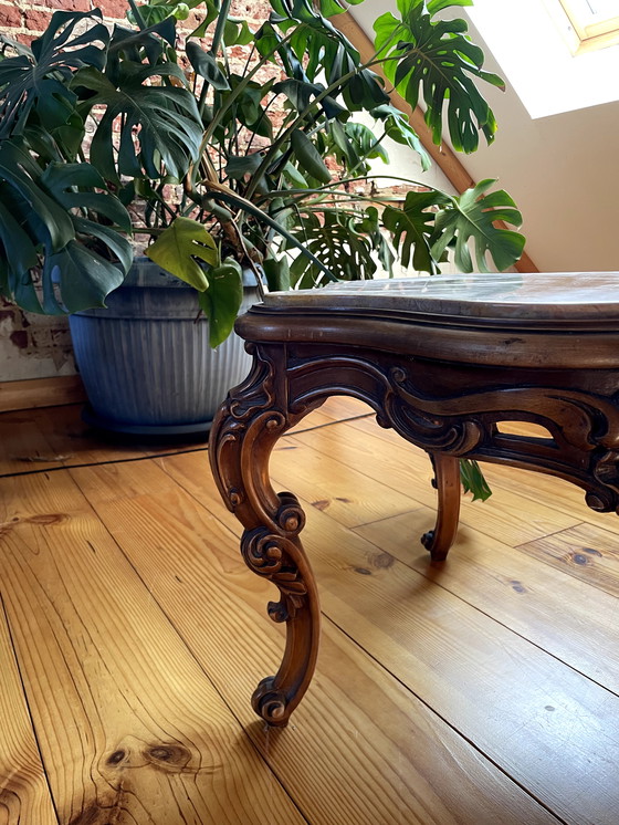 Image 1 of Coffee Table Marble Louis XV Style