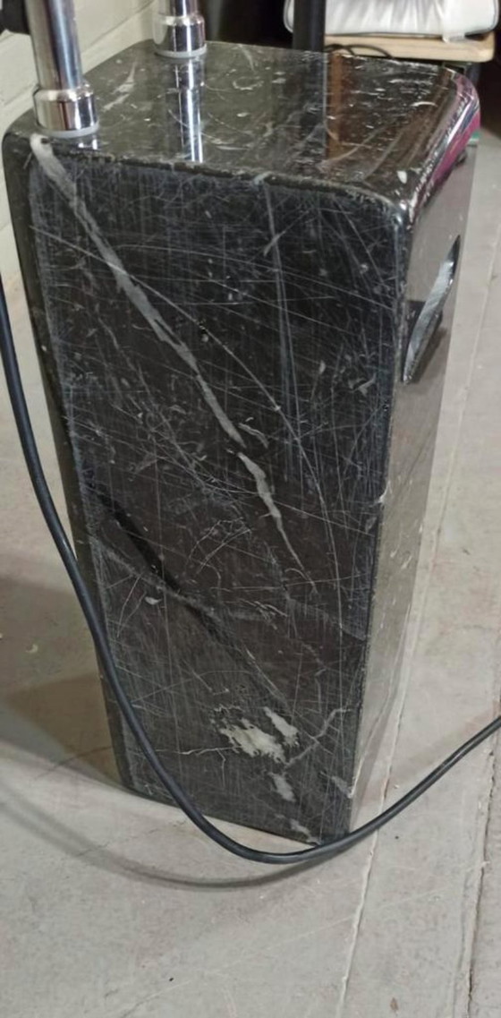 Image 1 of Lámpara de pie italiana posmoderna con base de mármol