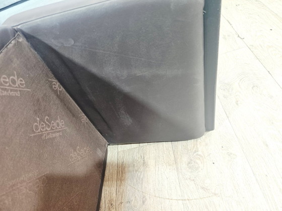 Pouf in pelle svizzero vintage di de Sede, anni '70 – Leather (photo 8 of 14)