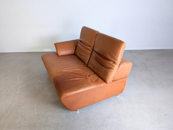 Image 1 of Original Koinor Avanti Sofa Couch aniline leather cognac design