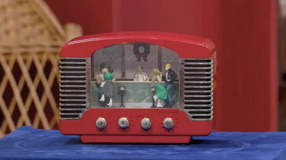 Image 1 of RADIO DANCE AT THE DINER Mr. CHRISTMAS AM FM 12 SONG WITH BOX