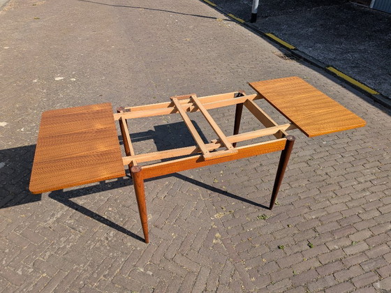 Image 1 of Vintage Danish Teak Dining Table – Extendable – 1960s Mid-Century