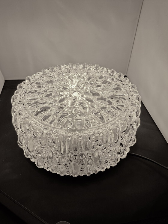 Image 1 of Vintage Limburg bubble glass ceiling light – 1960s – Ø23 cm – mid-century design