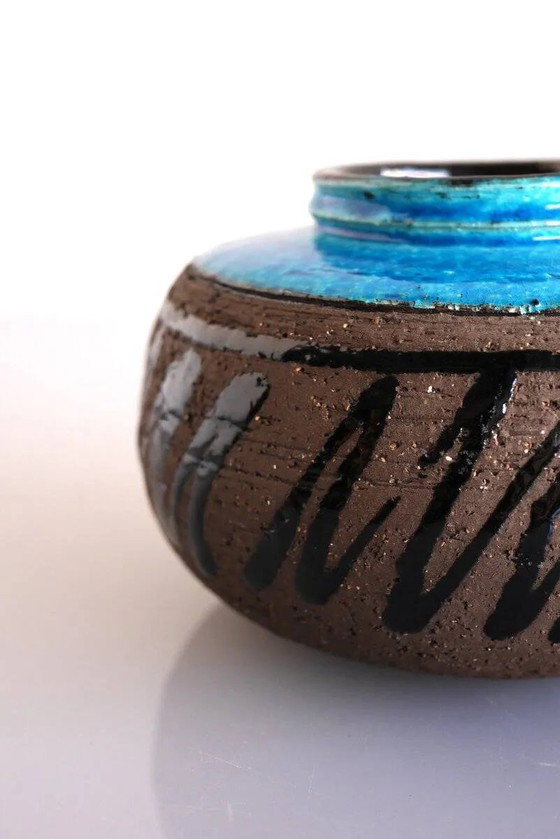 Image 1 of Mid-century modern studio art ceramic vase by Inger Persson for Rörstrand, Sweden, 1970s