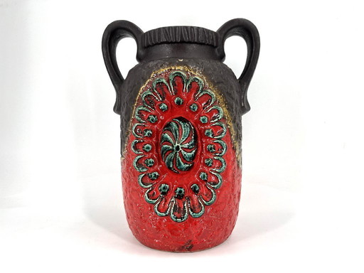 Vaso vintage di lava grassa in ceramica di Dümler & Breiden, anni '60