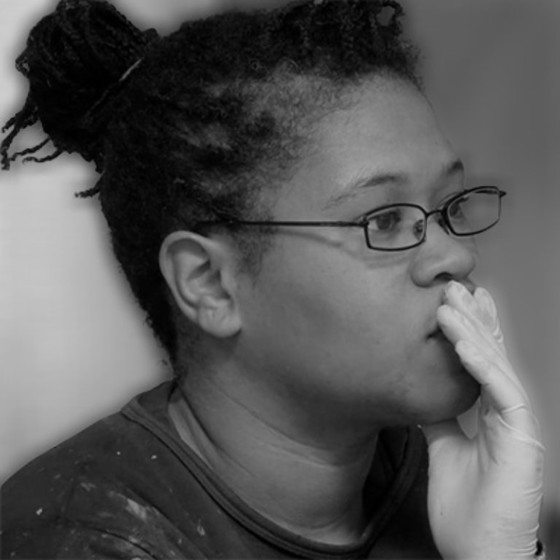 Image 1 of Natasja Kensmil - ‘Exit’ – Very large silkscreen print on hand made paper