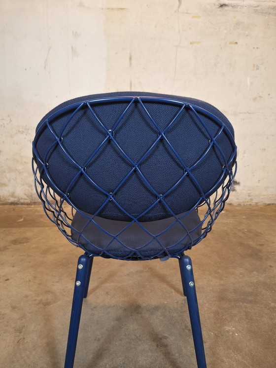Image 1 of Sedia Magis Piña Blue con struttura in metallo e seduta imbottita
