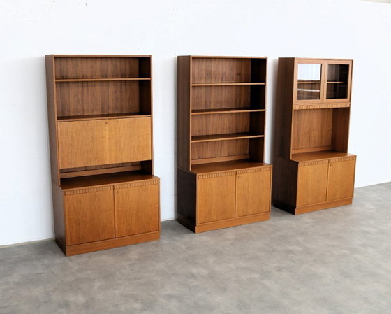 Image 1 of 3x vintage Swedish wall cabinets