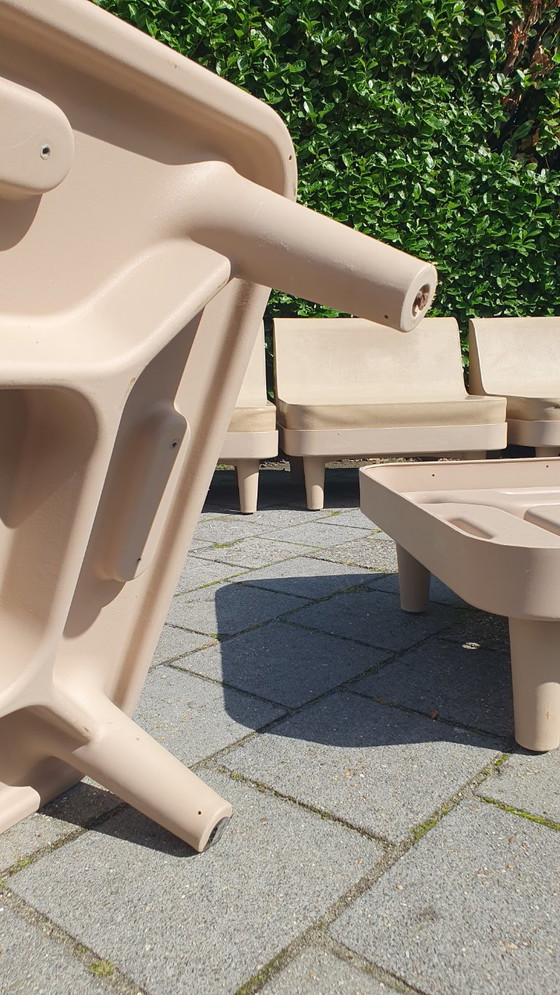 Sixinch Offshore Set lounge modulare di design 20 pezzi taupe vintage – Divani modulari, Plastic (photo 32 of 35)