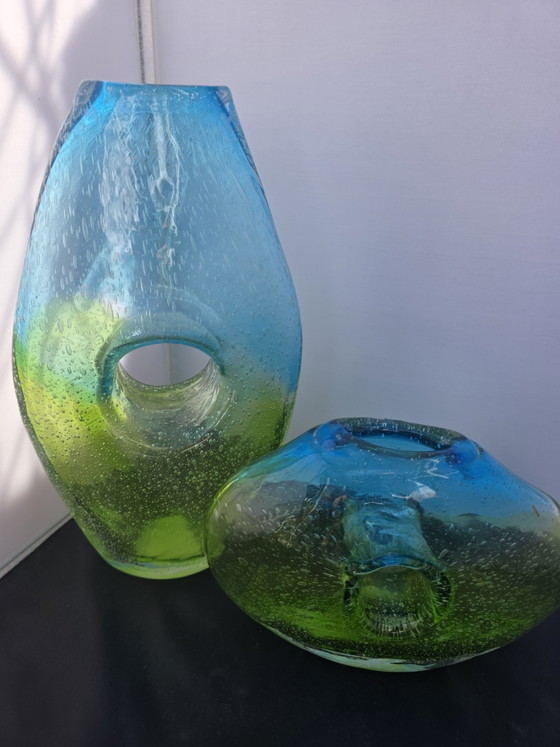 Vintage vase set – Glass (photo 8 of 11)