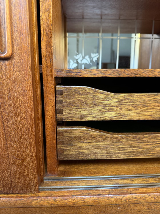 Image 1 of Danish Teak Sideboard With Bar Section and Drawers