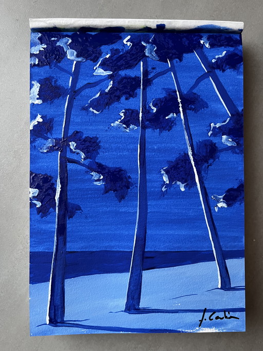 Gouache sketch 21x15cm