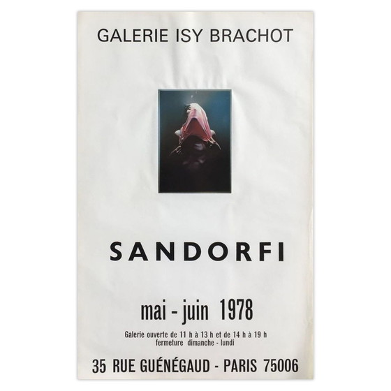 Image 1 of Istvan (Etienne) SANDORFI Expo – Galerie Isy Brachot Plakat 1978