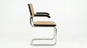 Fauteuil Cesca B64 noir Bauhaus Marcel Breuer, Italie
