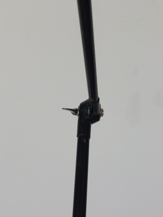 Image 1 of Schwarze Bauhaus SIS Werkstattlampe Gelenklampe 