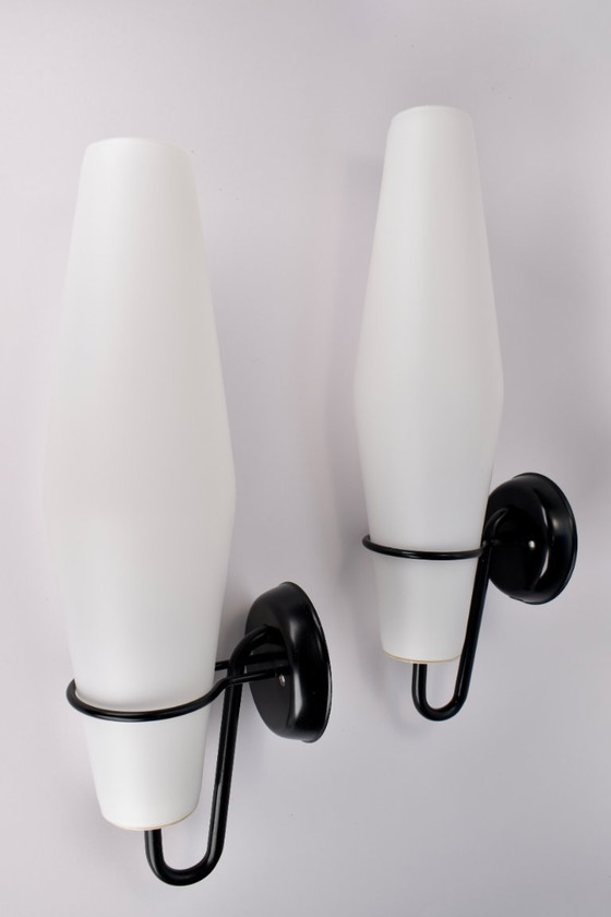 Image 1 of RAAK wandlampen modelnummer C-1556, 1958