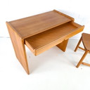 Vintage desk and chair Søren Nissen & Ebbe Gehl