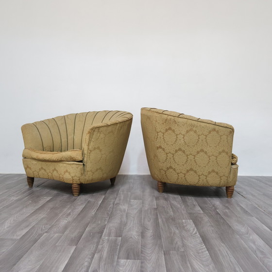 Image 1 of Coppia Di Poltrone Attr. Gio Ponti per Casa & Giardino, anni ’50  Mid-Century