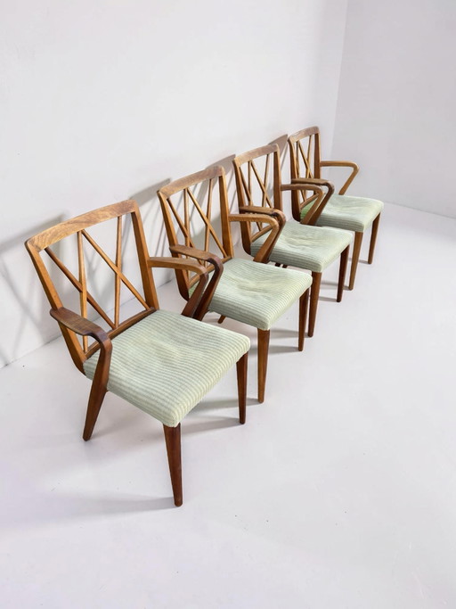 4 sillas de comedor Poly Z de A.A. Patijn para Zijlstra