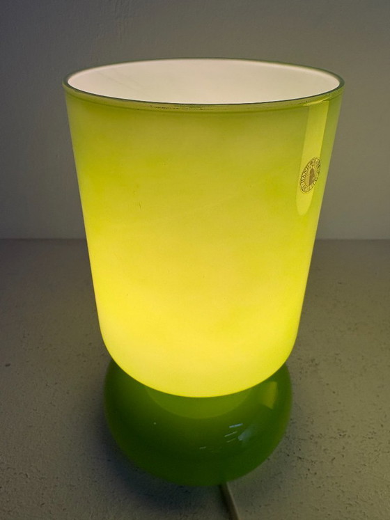 2x Ikea Lykta Lampada da Tavolo in Vetro Verde Anni '90, Lampade da tavolo, Vintage (foto 3 di 6)
