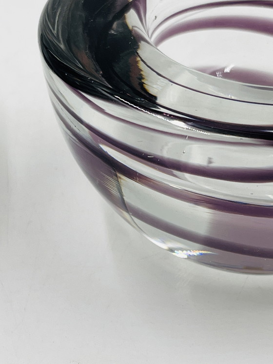 Image 1 of Set di due candelieri Kosta boda di Anna Ehrner