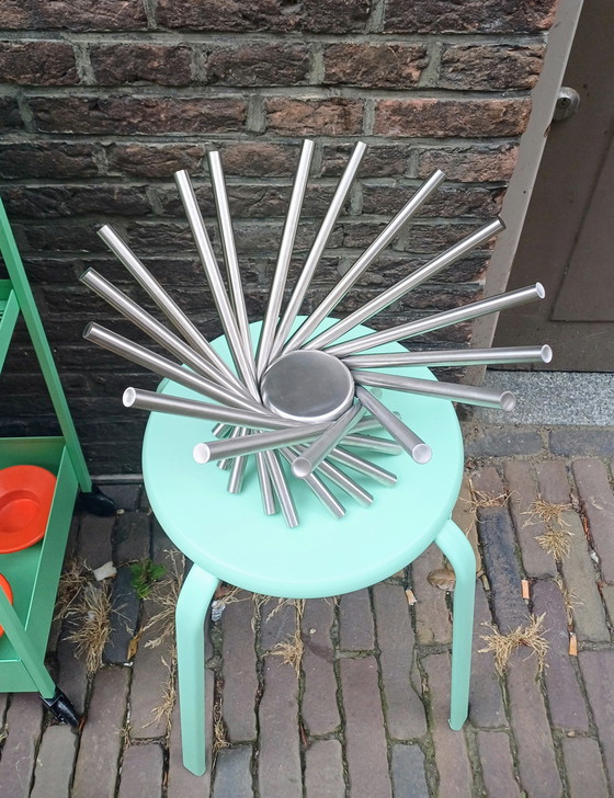 Image 1 of Fruit bowl made of stainless steel tubes